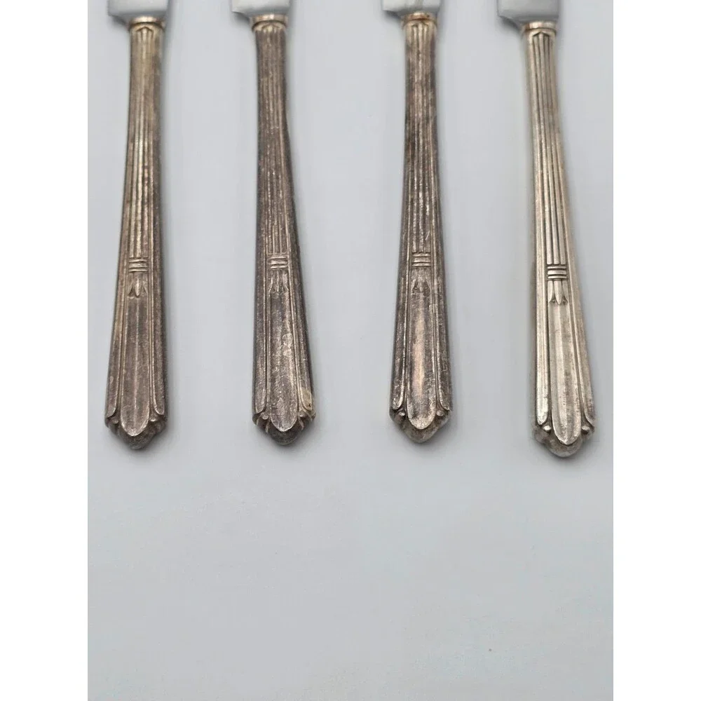 VTG 4 StratfordPlate Viande (Meat) Insico Stainless Knifes